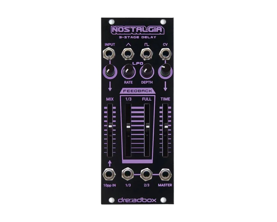 Dreadbox Nostalgia Blacklight 3 Stage Hybrid Delay