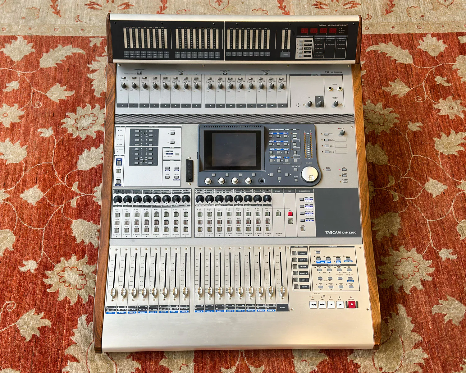 Tascam DM-3200 Digital Mixing Console w/MU-1000 Meter Bridge - Image 2