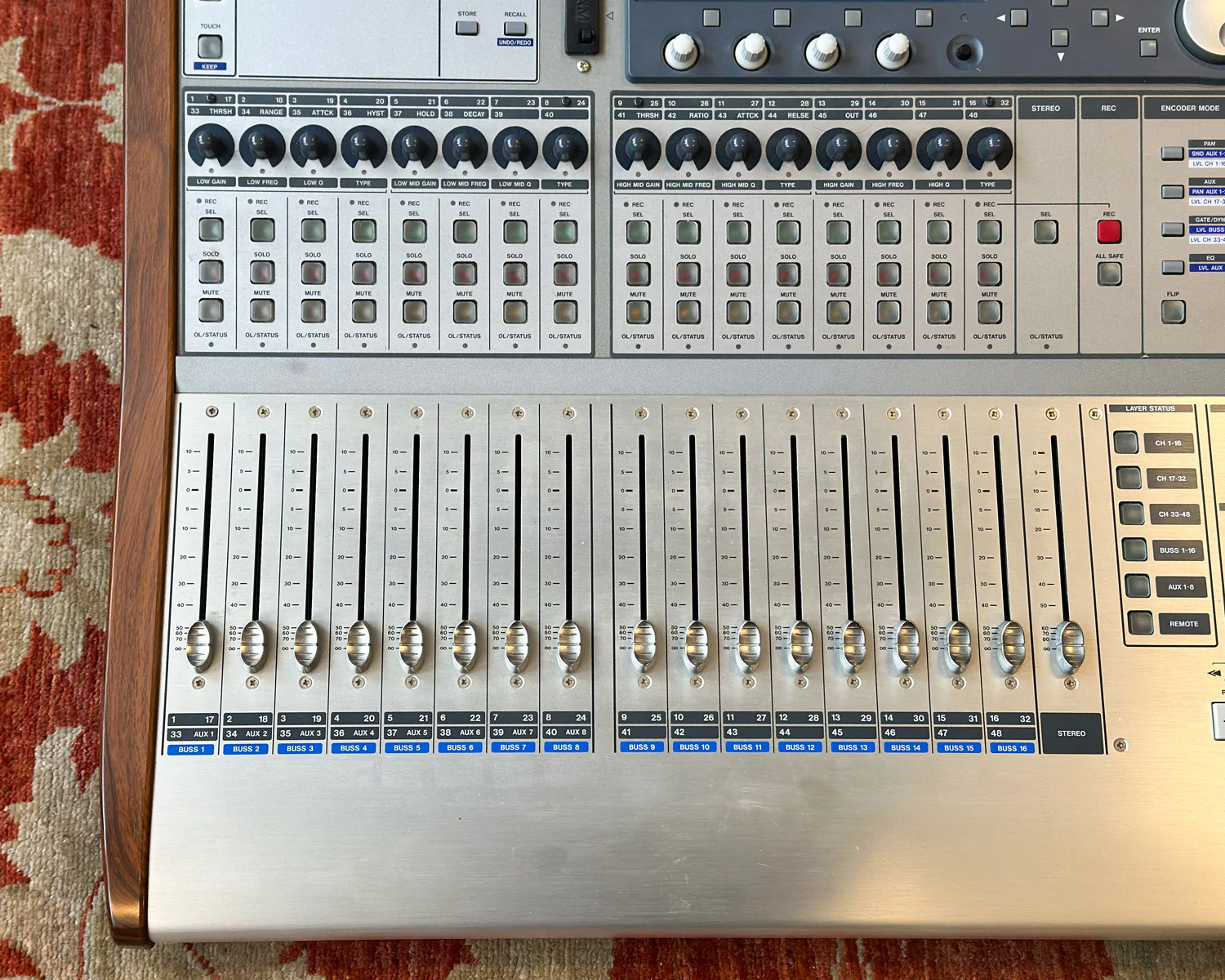 Tascam DM-3200 Digital Mixing Console w/MU-1000 Meter Bridge - Image 8