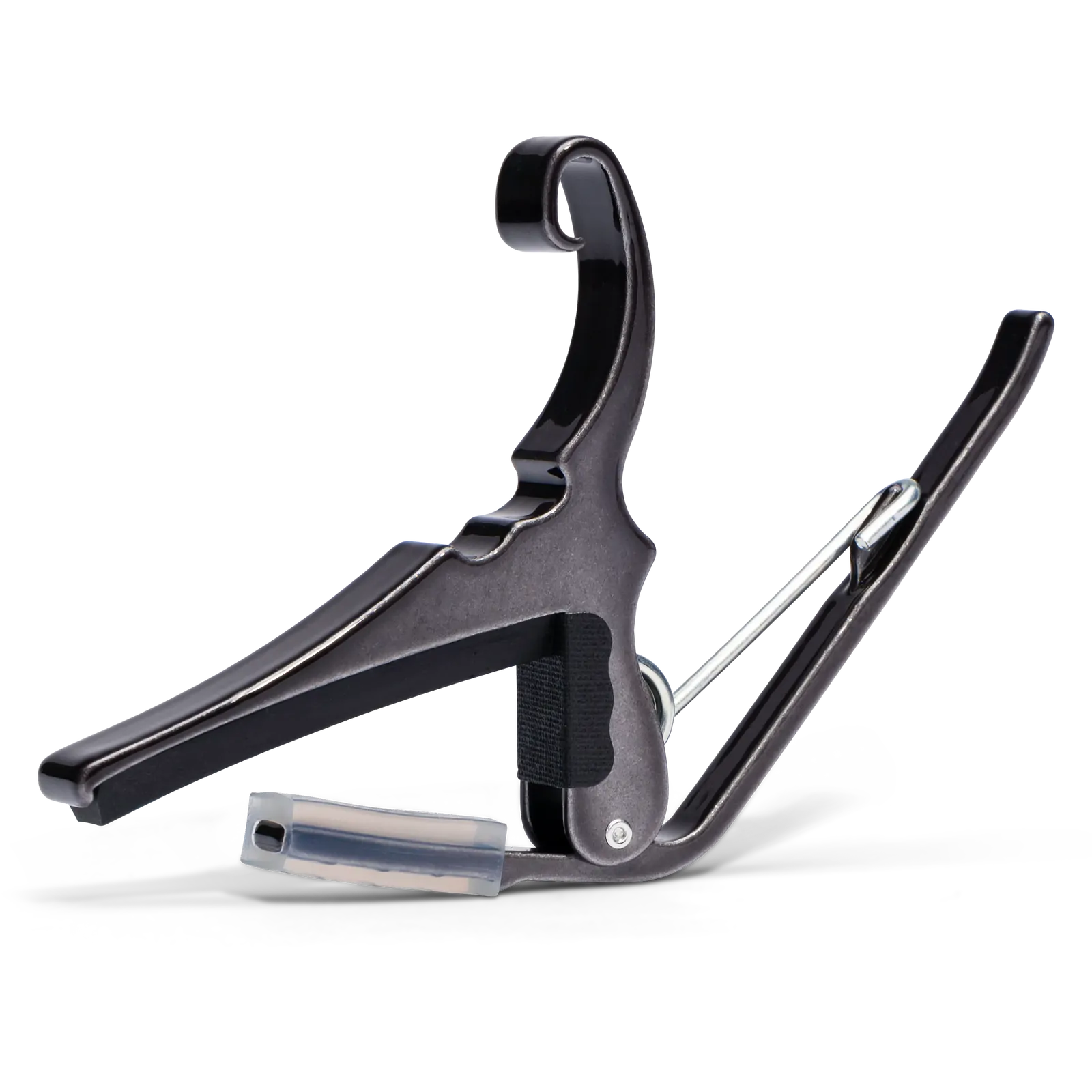 Kyser KG6BCA Quick Change Acoustic Guitar Capo - Black Chrome - Image 2