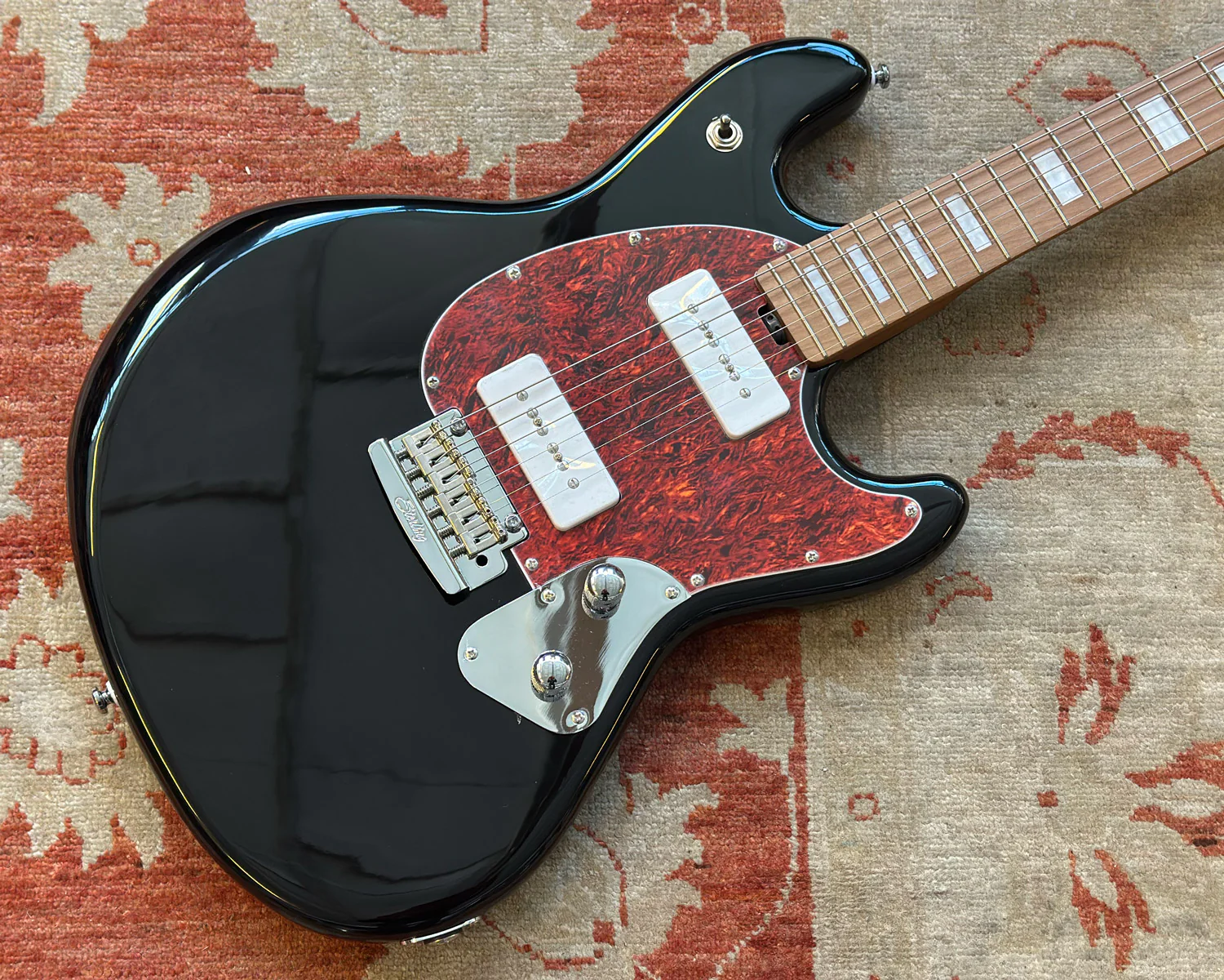 Sterling by Music Man Stingray SR50 Plus - Black - Image 2