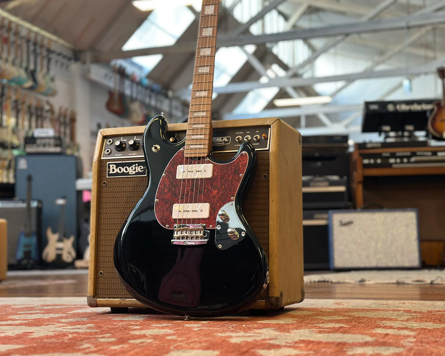 Sterling by Music Man Stingray SR50 Plus - Black - Image 8