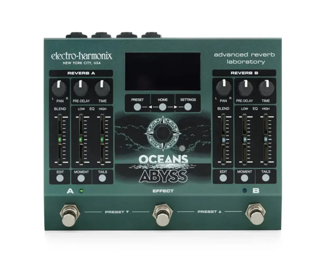 Electro Harmonix Oceans Abyss Reverb Pedal