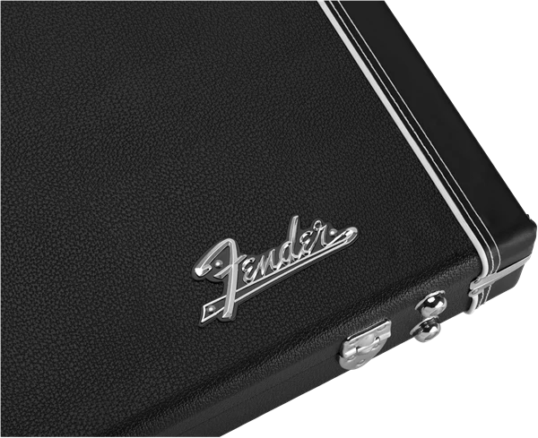 Fender Classic Series Wood Case - Jazzmaster/Jaguar - Black - Image 5