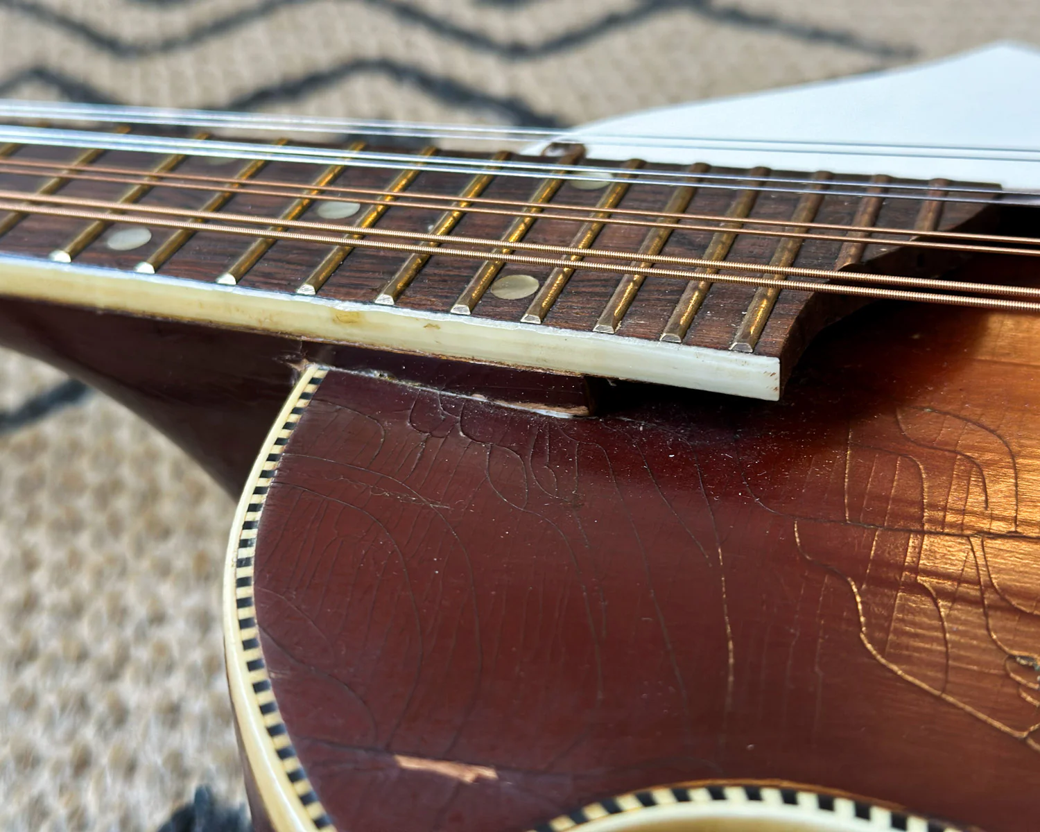 Vintage '50s Silvertone Mandolin - Image 10