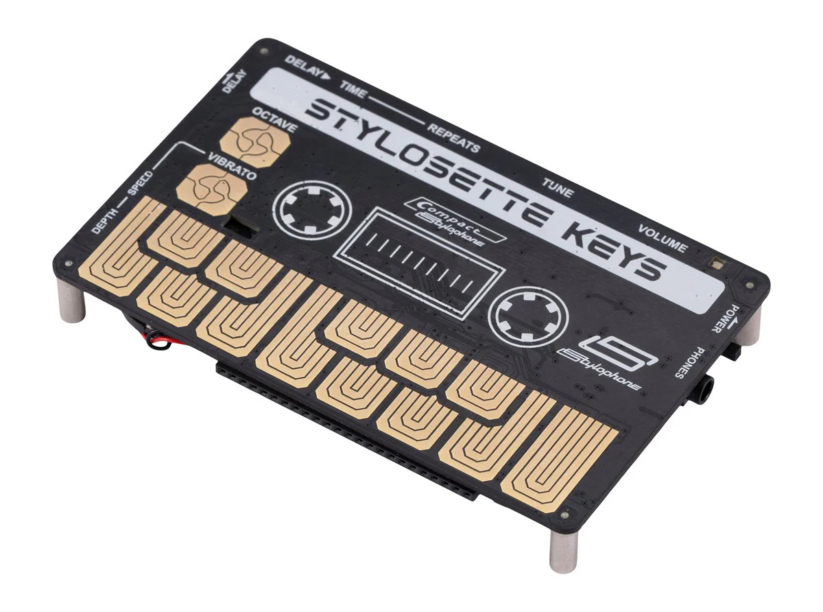 Dübreq Stylophone Stylosette Touch Keyboard Cassette Synthesizer - Image 2