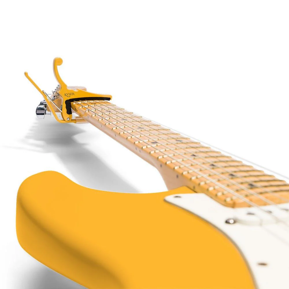 Kyser Fender KGEFBBA Quick Change Electric Guitar Capo - Butterscotch Blonde - Image 2