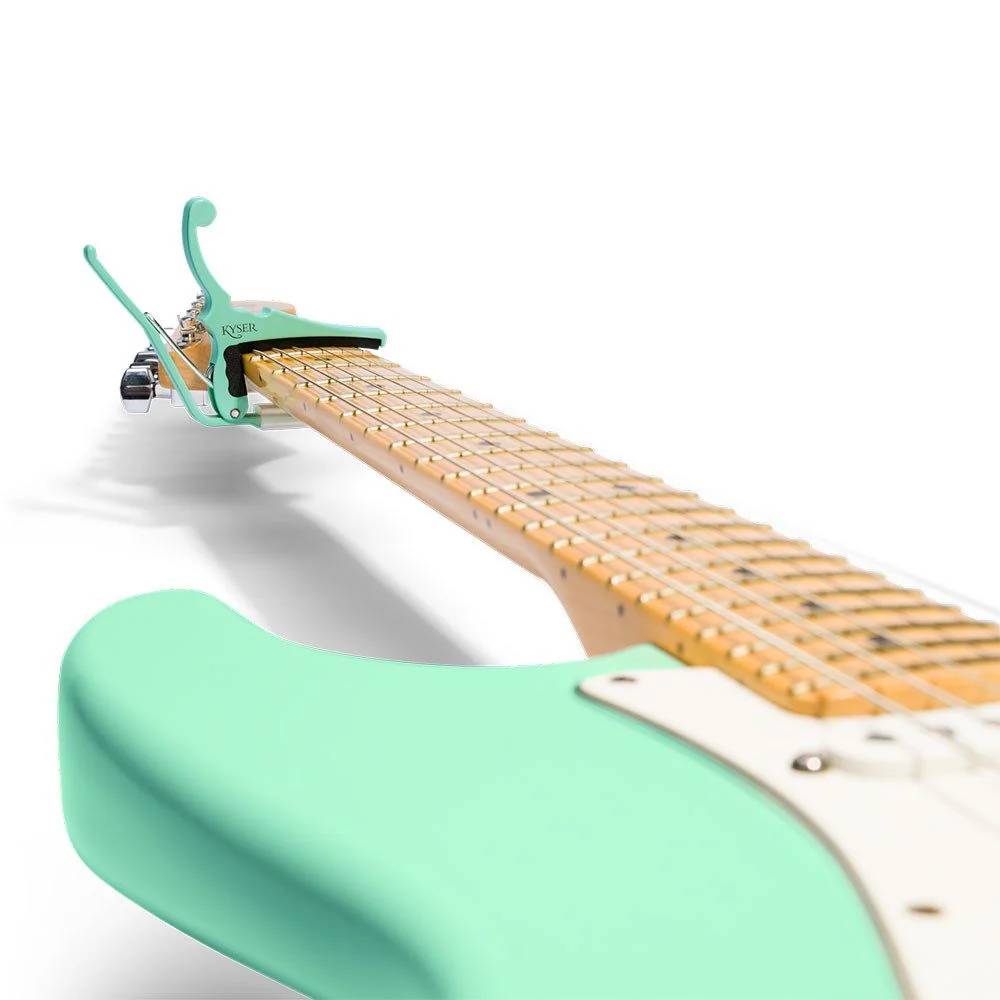 Kyser Fender KGEFSGA Electric Capo - Surf Green - Image 2