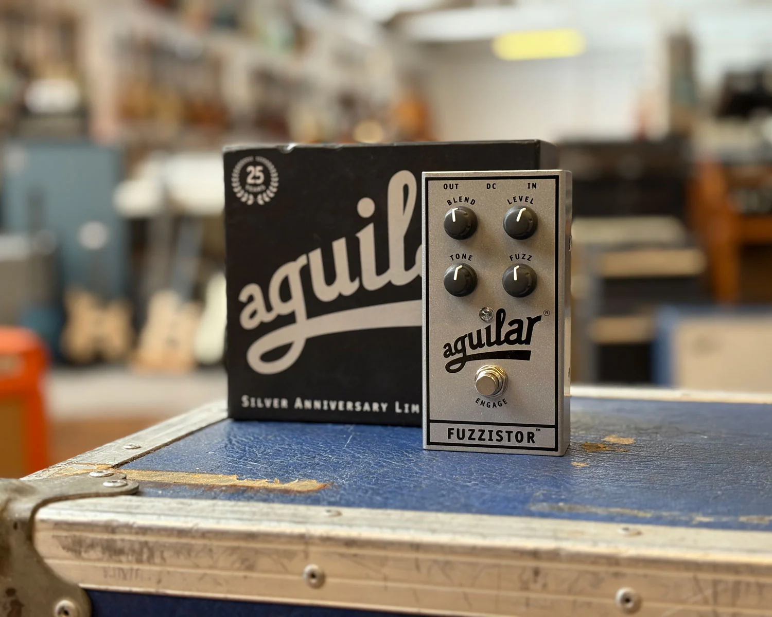 Aguilar Fuzzistor - 25th Anniversary Silver Edition w/ Original Box #44/150 - Image 2