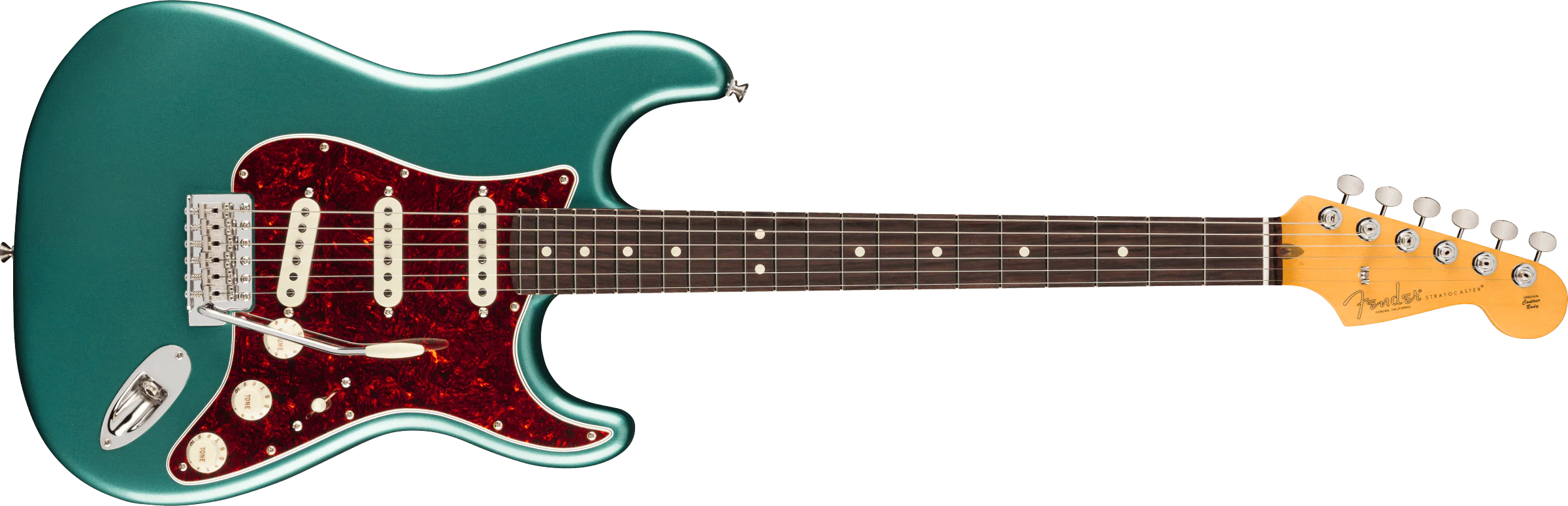 Fender American Professional Classic Stratocaster - Sherwood Green Metallic - Image 2