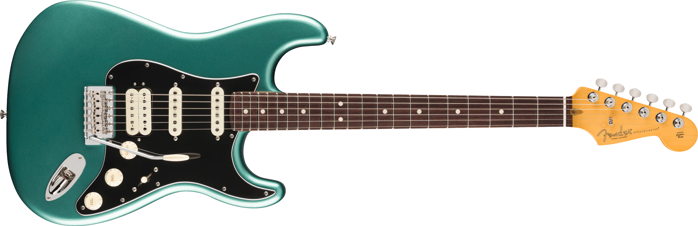 Fender American Professional Classic Stratocaster HSS - Sherwood Green Metallic - Image 4