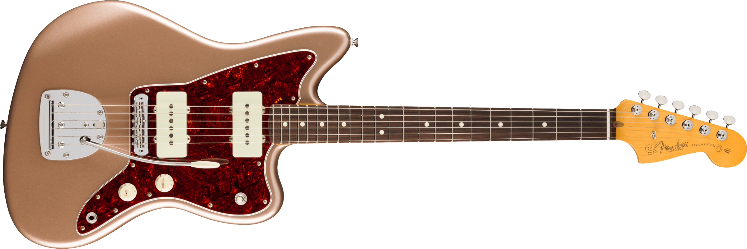Fender American Professional Classic Jazzmaster - Firemist Gold - Image 4