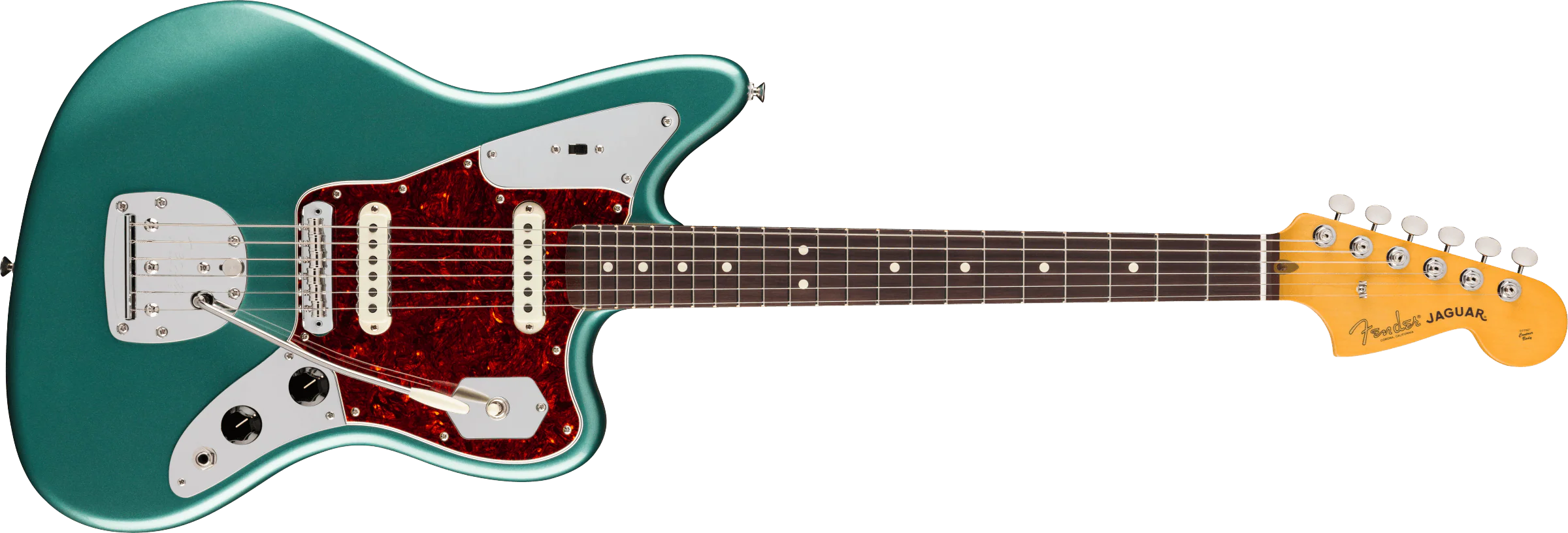 Fender American Professional Classic Jaguar - Sherwood Green Metallic - Image 4