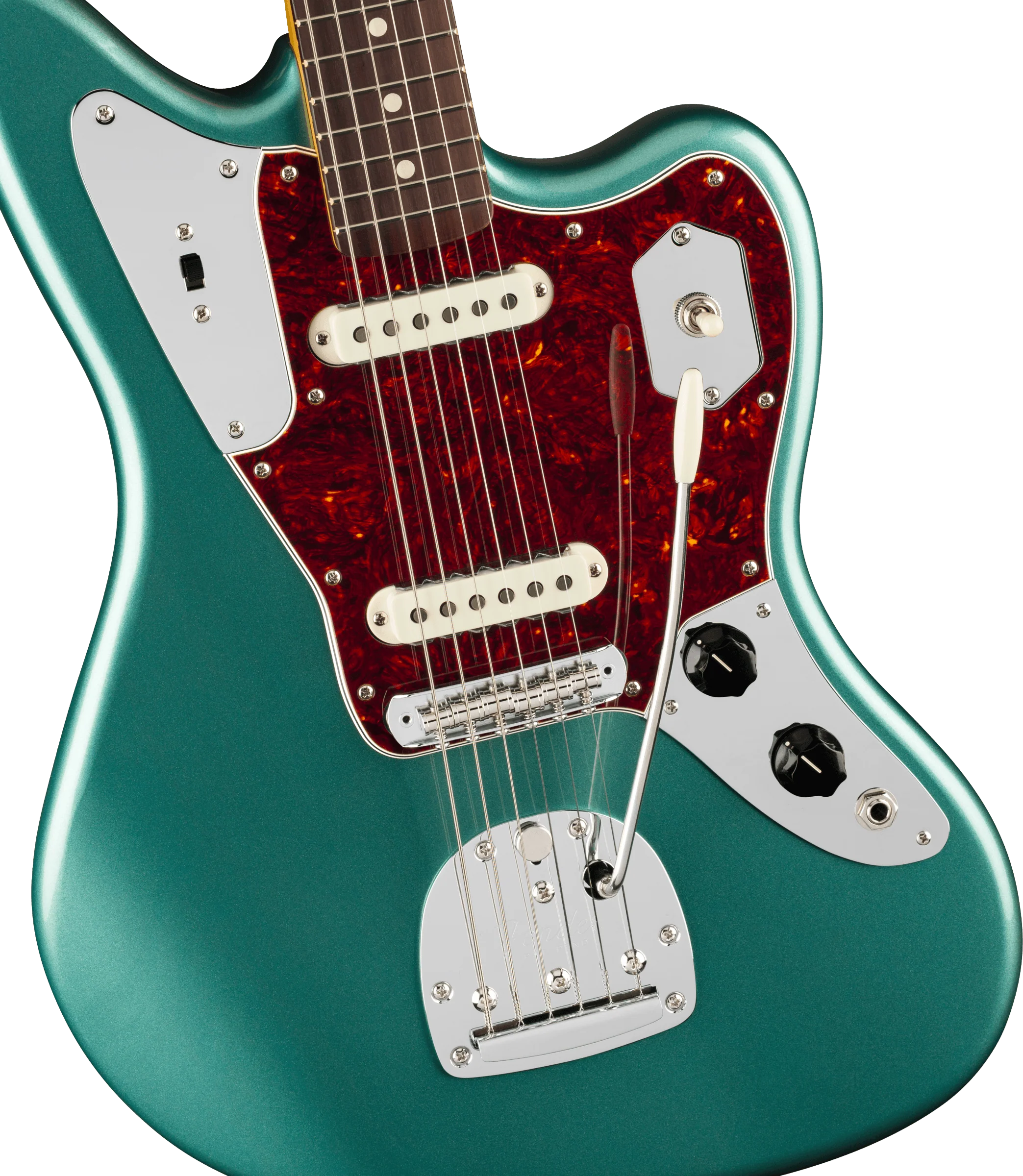 Fender American Professional Classic Jaguar - Sherwood Green Metallic - Image 6