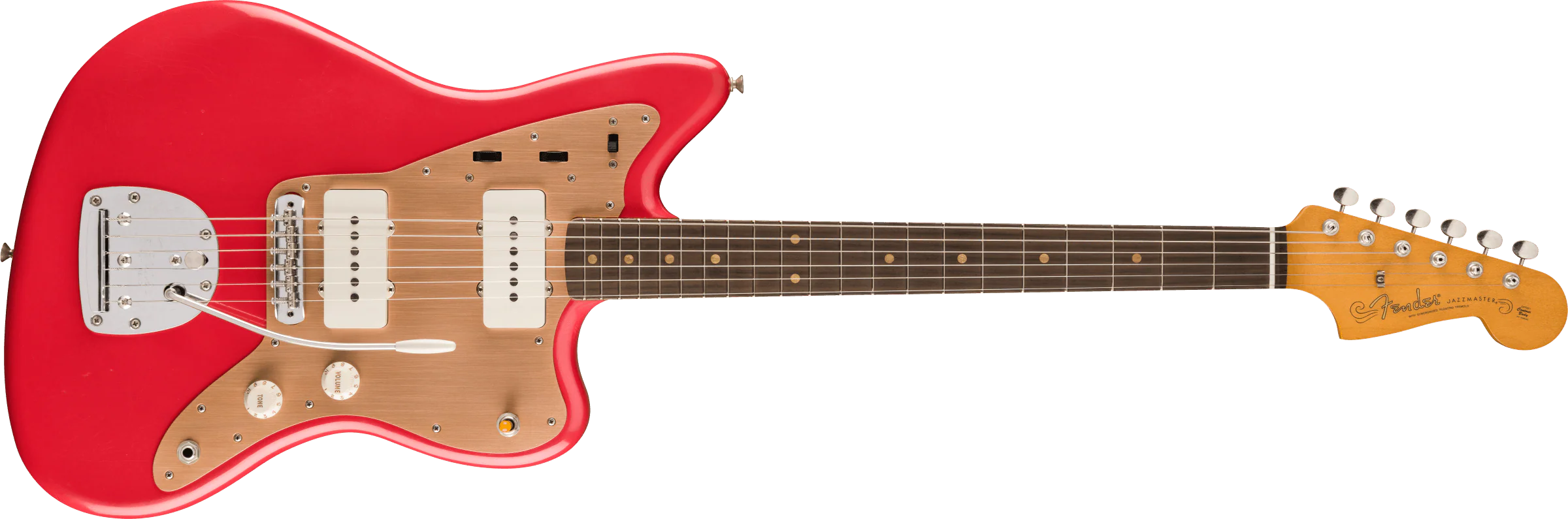 Fender Vintera II Road Worn '50s Jazzmaster - Fiesta Red - Image 4