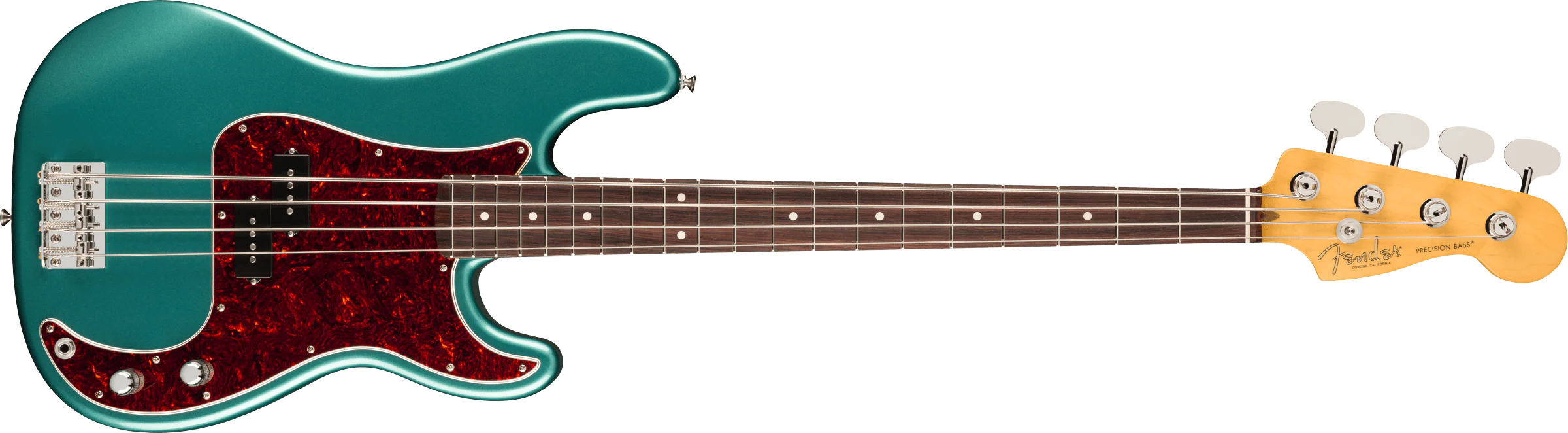 Fender American Professional Classic Precision Bass - Sherwood Green Metallic - Image 4