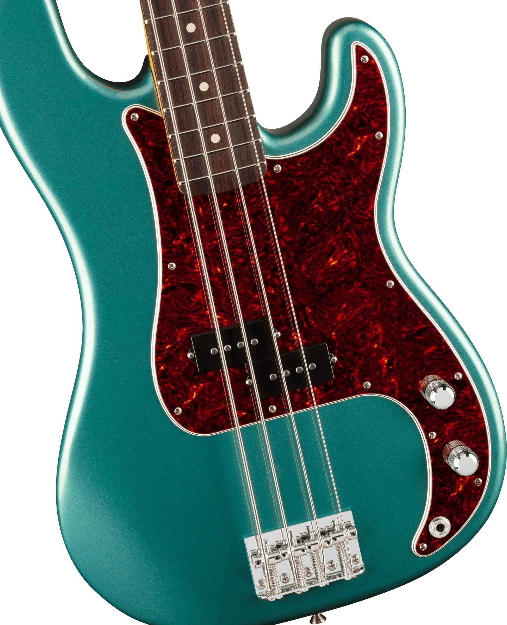 Fender American Professional Classic Precision Bass - Sherwood Green Metallic - Image 6