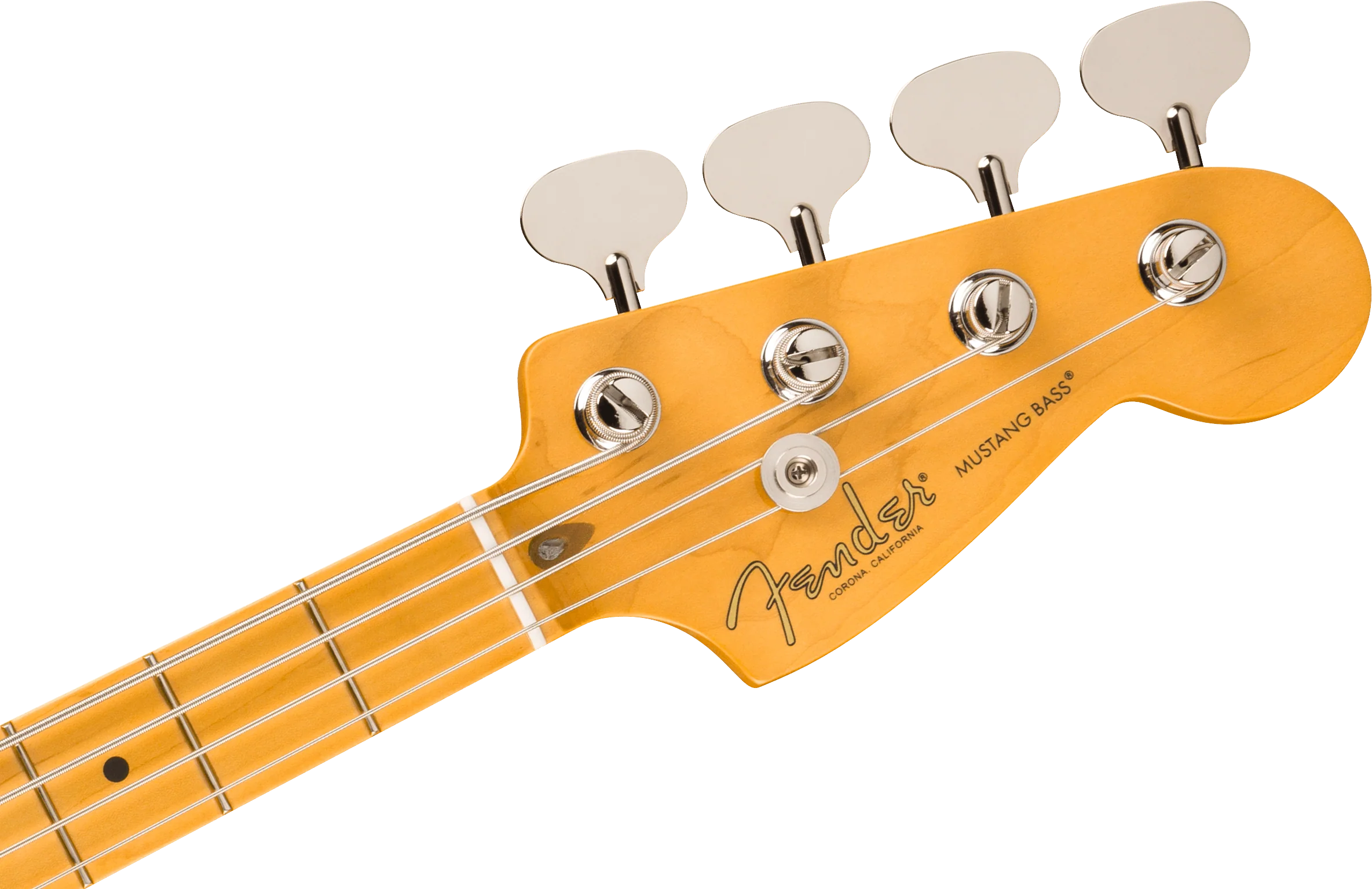Fender American Professional Classic Mustang Bass - Faded Dakota Red - Image 2