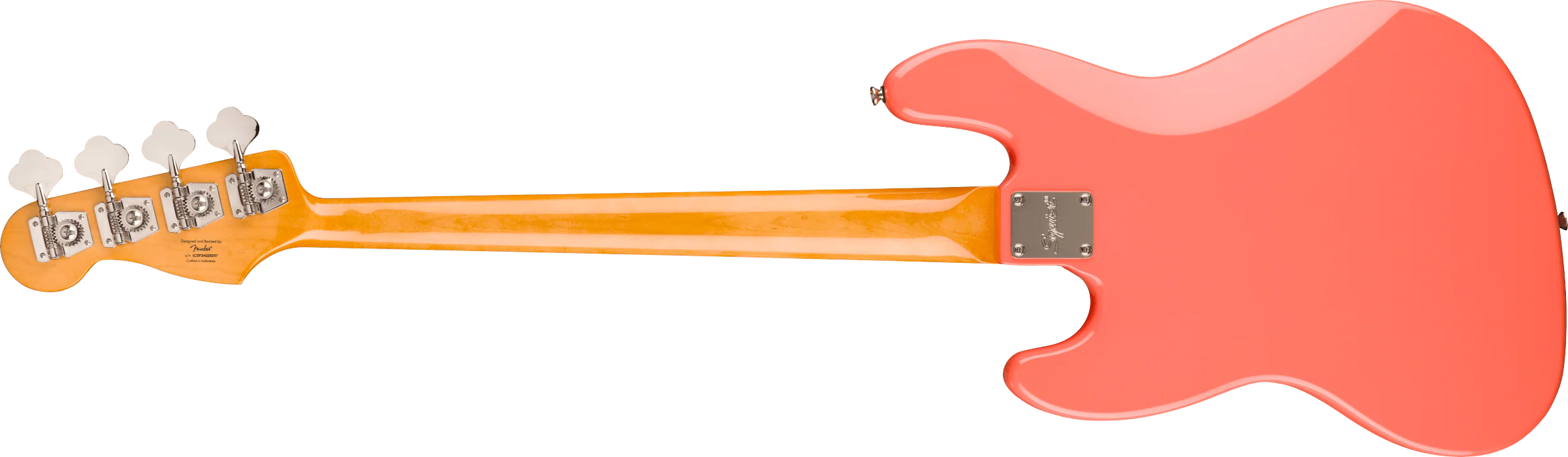Fender Squier Classic Vibe '60s Jazz Bass - Tahitian Coral - Image 5
