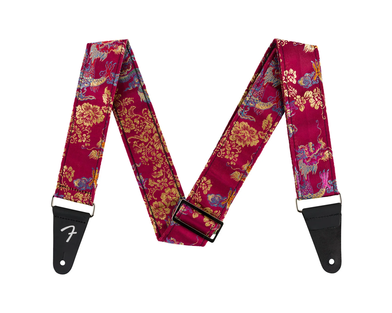 Fender Satin Dragon Strap - Wine