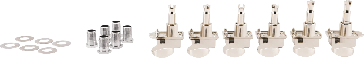 Fender ClassicGear Staggered Tuning Machines - Chrome - Image 4