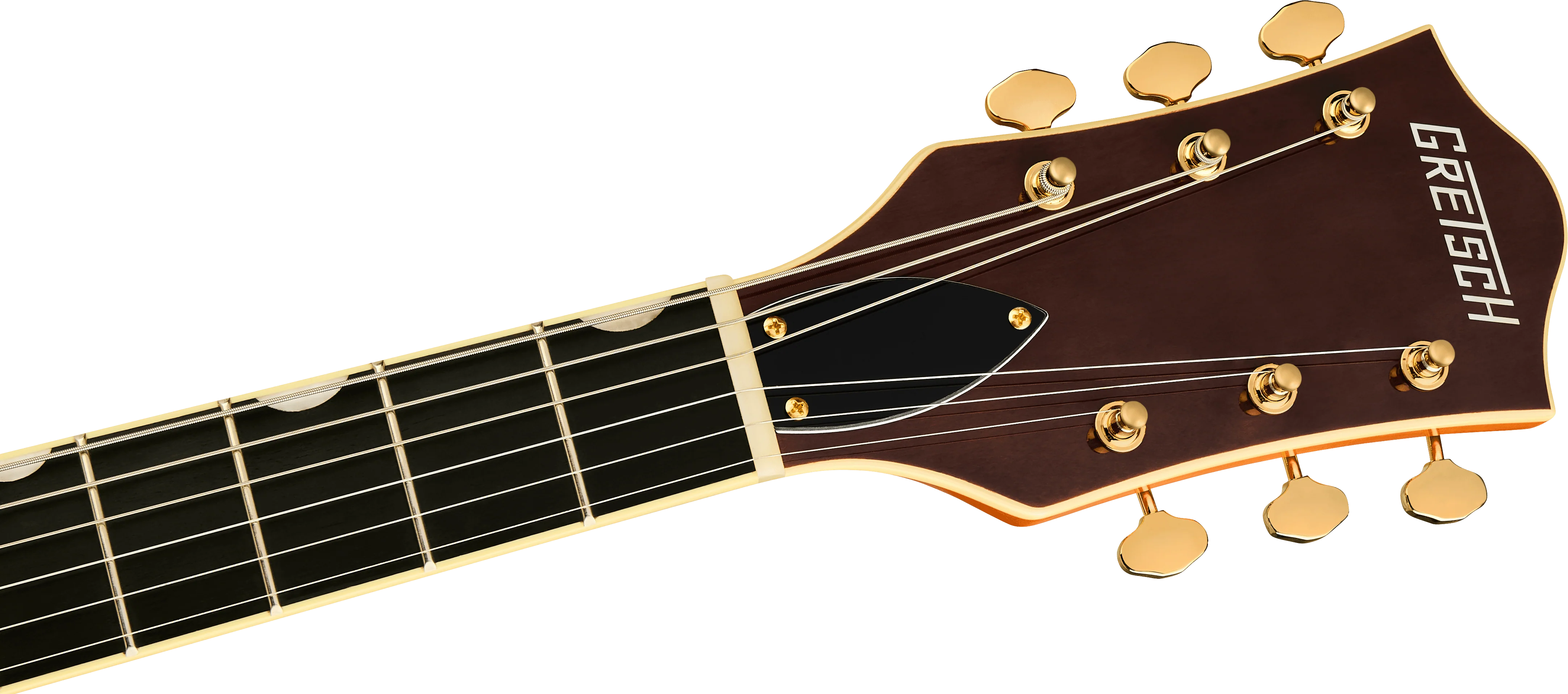 Gretsch Synchromatic Nashville Hollow Body Single-Cut with Bigsby Ebony Fingerboard - Orange Stain - Image 2
