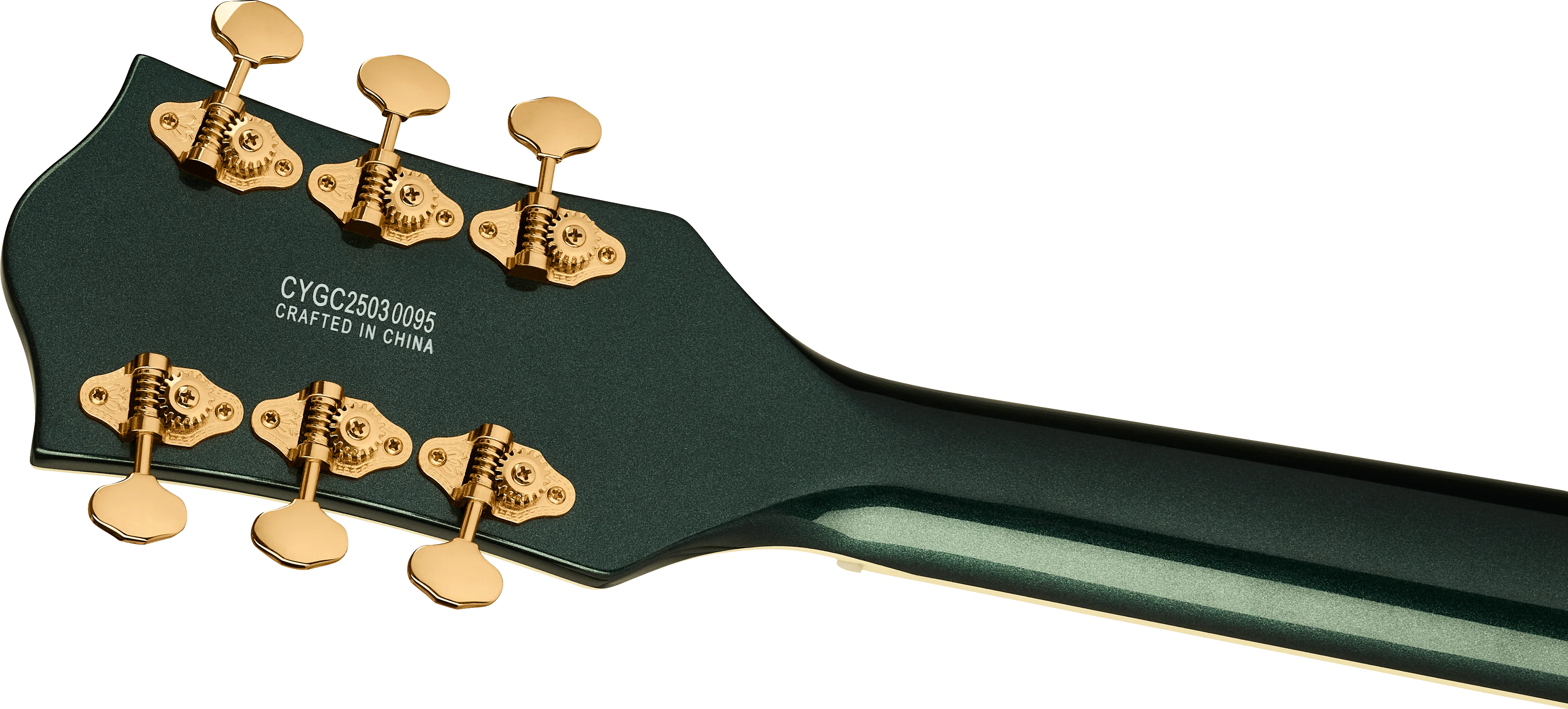 Gretsch Synchromatic Nashville Hollow Body Single-Cut with Bigsby Ebony Fingerboard - Cadillac Green - Image 3