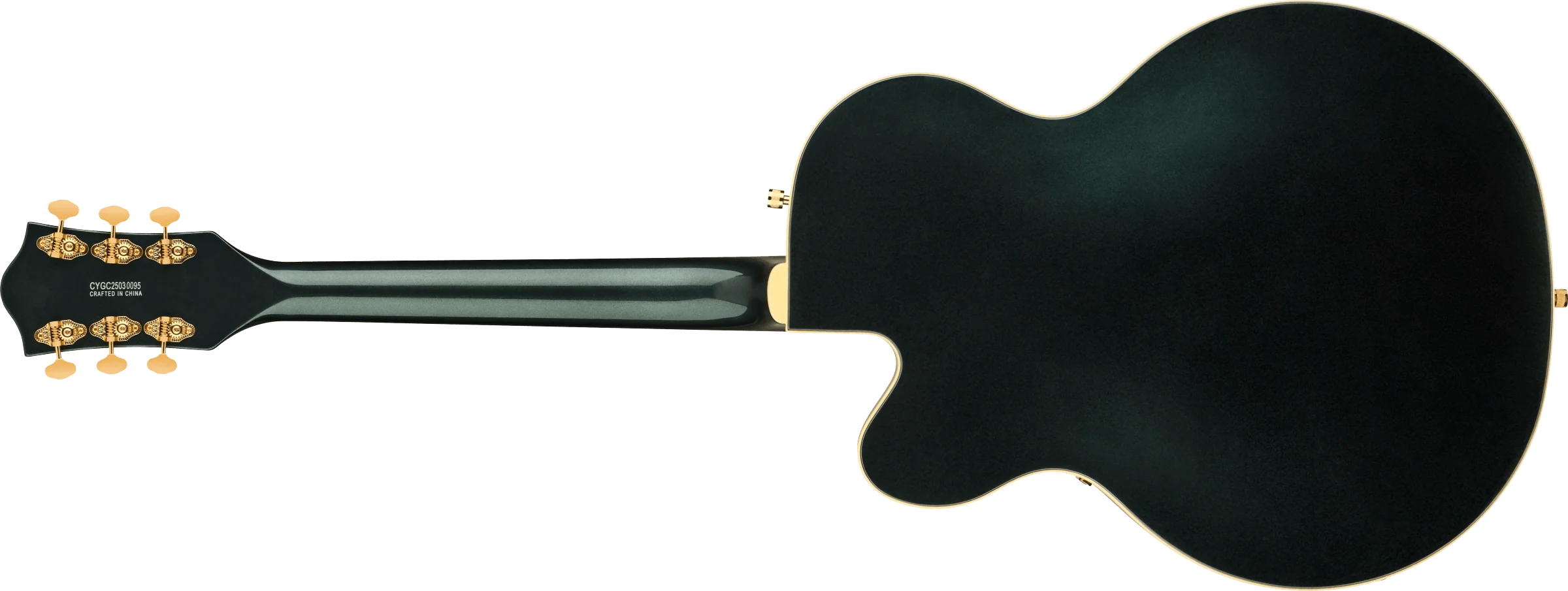 Gretsch Synchromatic Nashville Hollow Body Single-Cut with Bigsby Ebony Fingerboard - Cadillac Green - Image 5