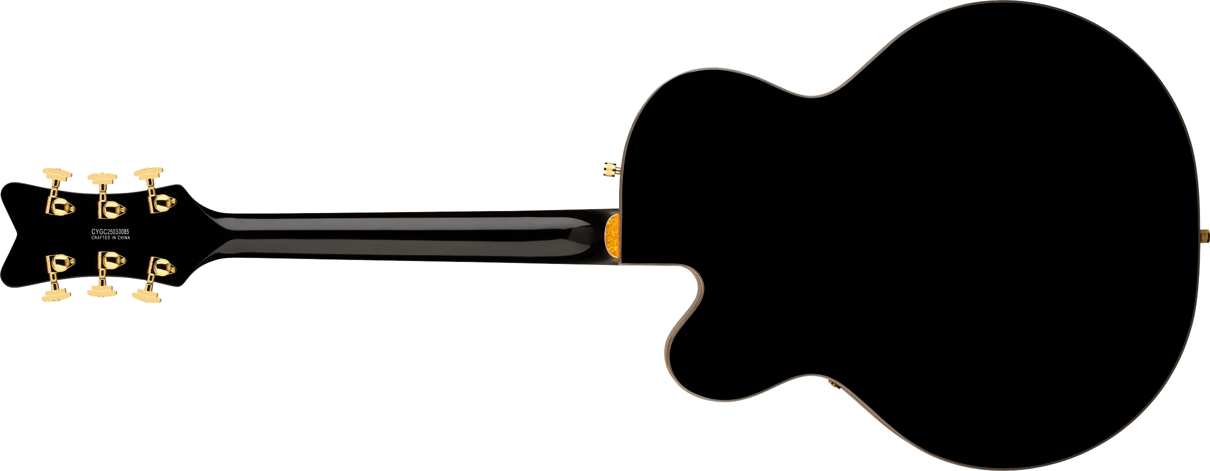 Gretsch Synchromatic Falcon Hollow Body Single-Cut with Bigsby Ebony Fingerboard - Black - Image 5