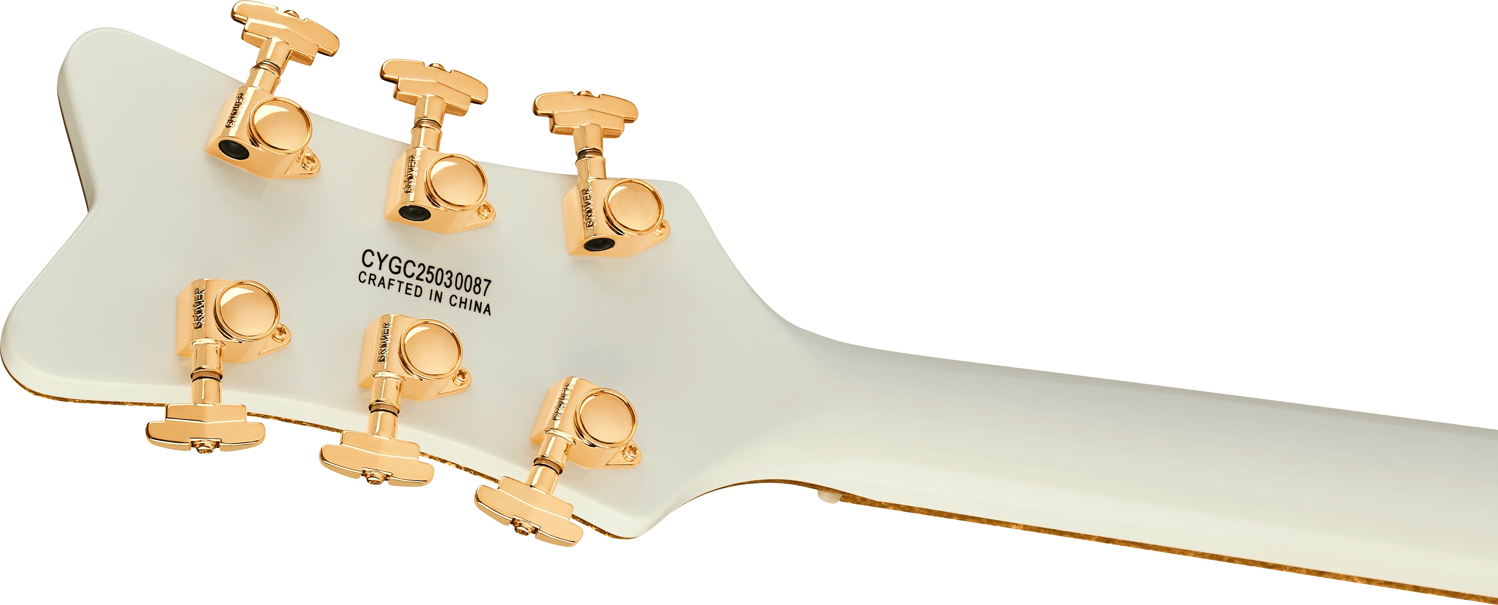Gretsch Synchromatic Falcon Hollow Body Single-Cut with Bigsby Ebony Fingerboard - Snowcrest White - Image 3
