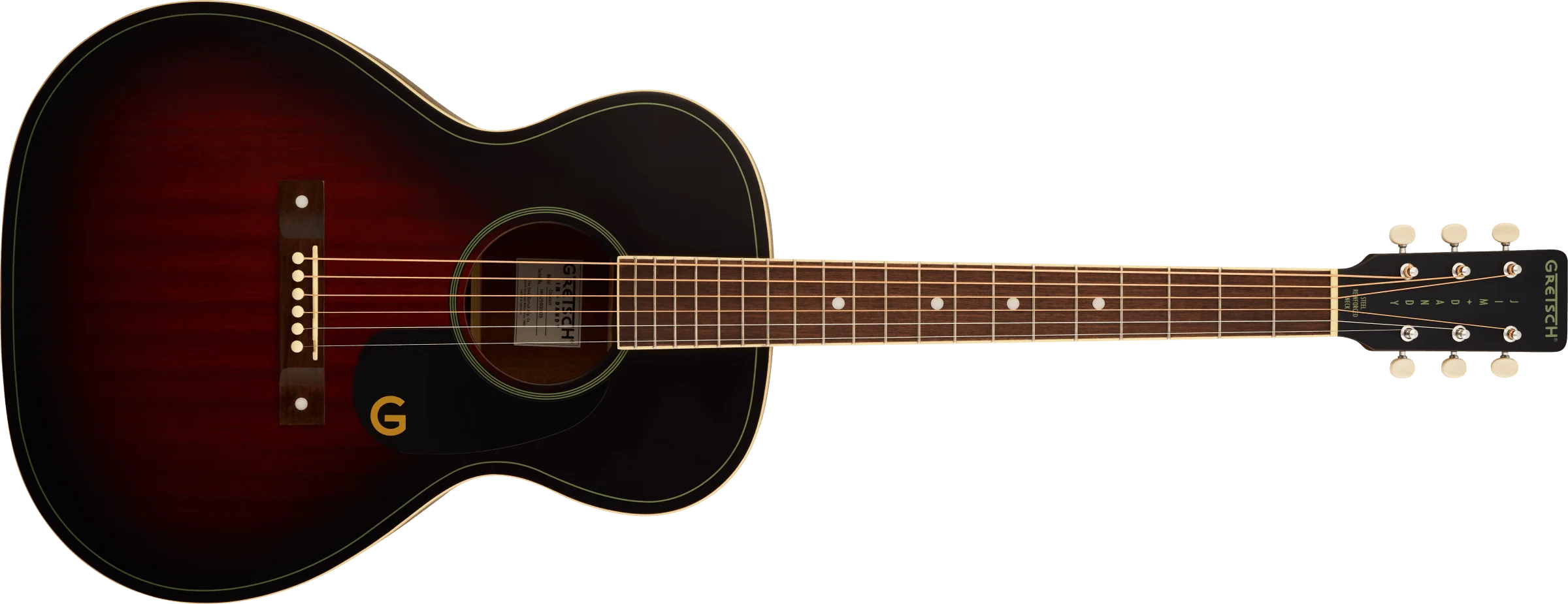 Gretsch Jim Dandy Concert Walnut - Cherry Burst - Image 4