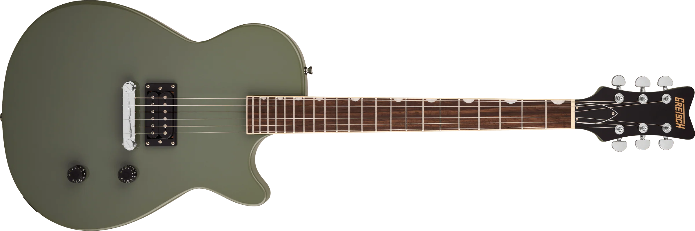 Gretsch Streamliner Jet Club 1 Pickup - Olive Drab - Image 4