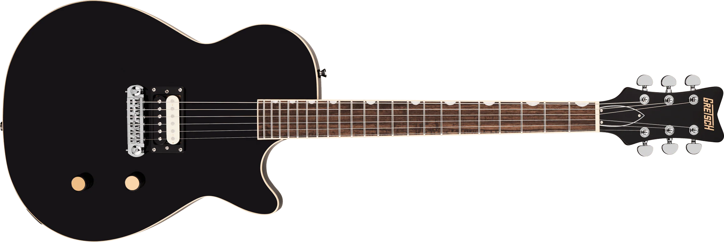 Gretsch Streamliner Jet 1 Pickup - Jet Black - Image 4
