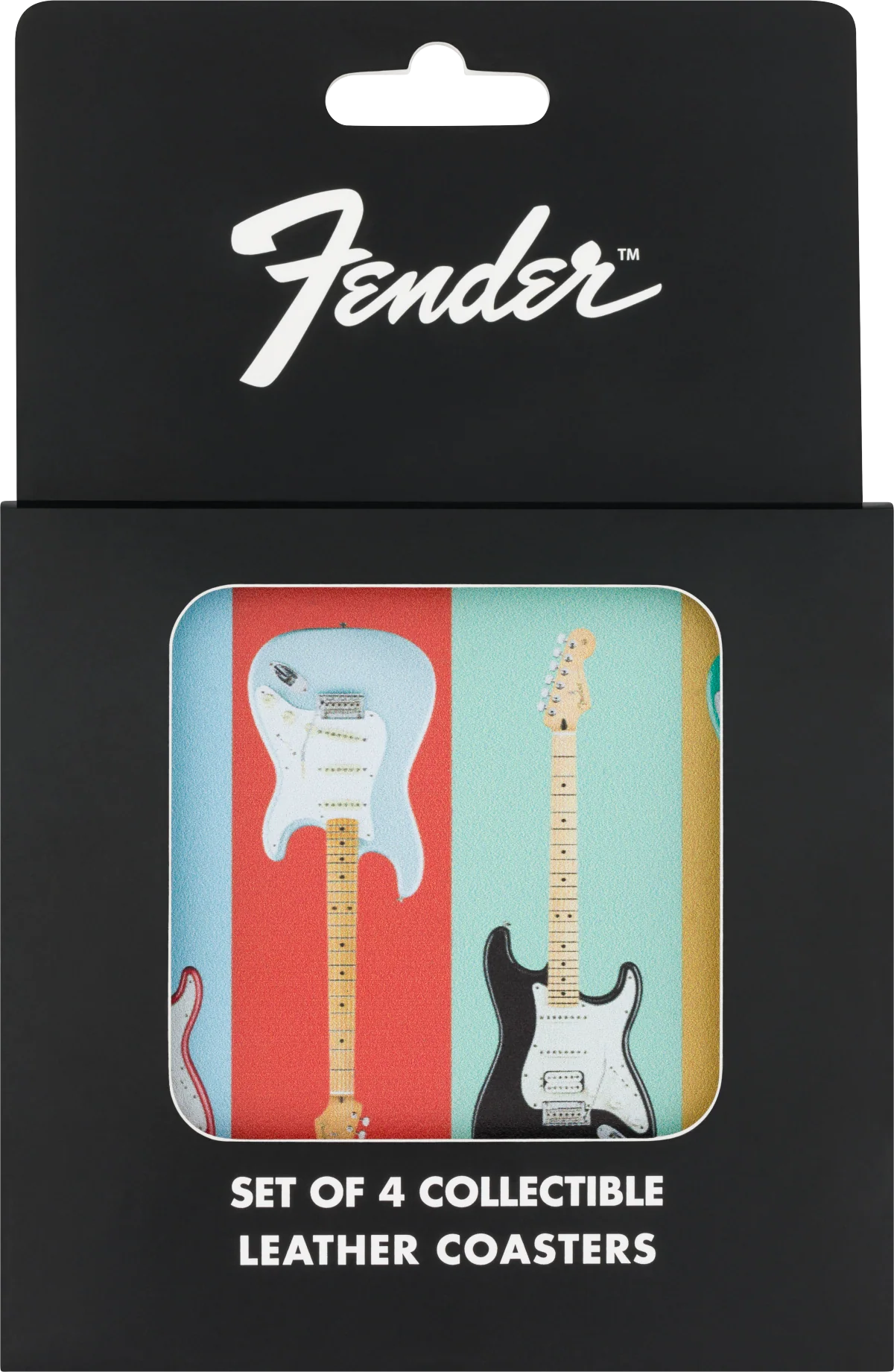 Fender Stratocaster Modern Design Coaster Set - Image 5