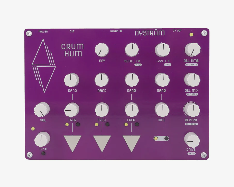 Nyström Crum Hum 3-Voice Synthesiser