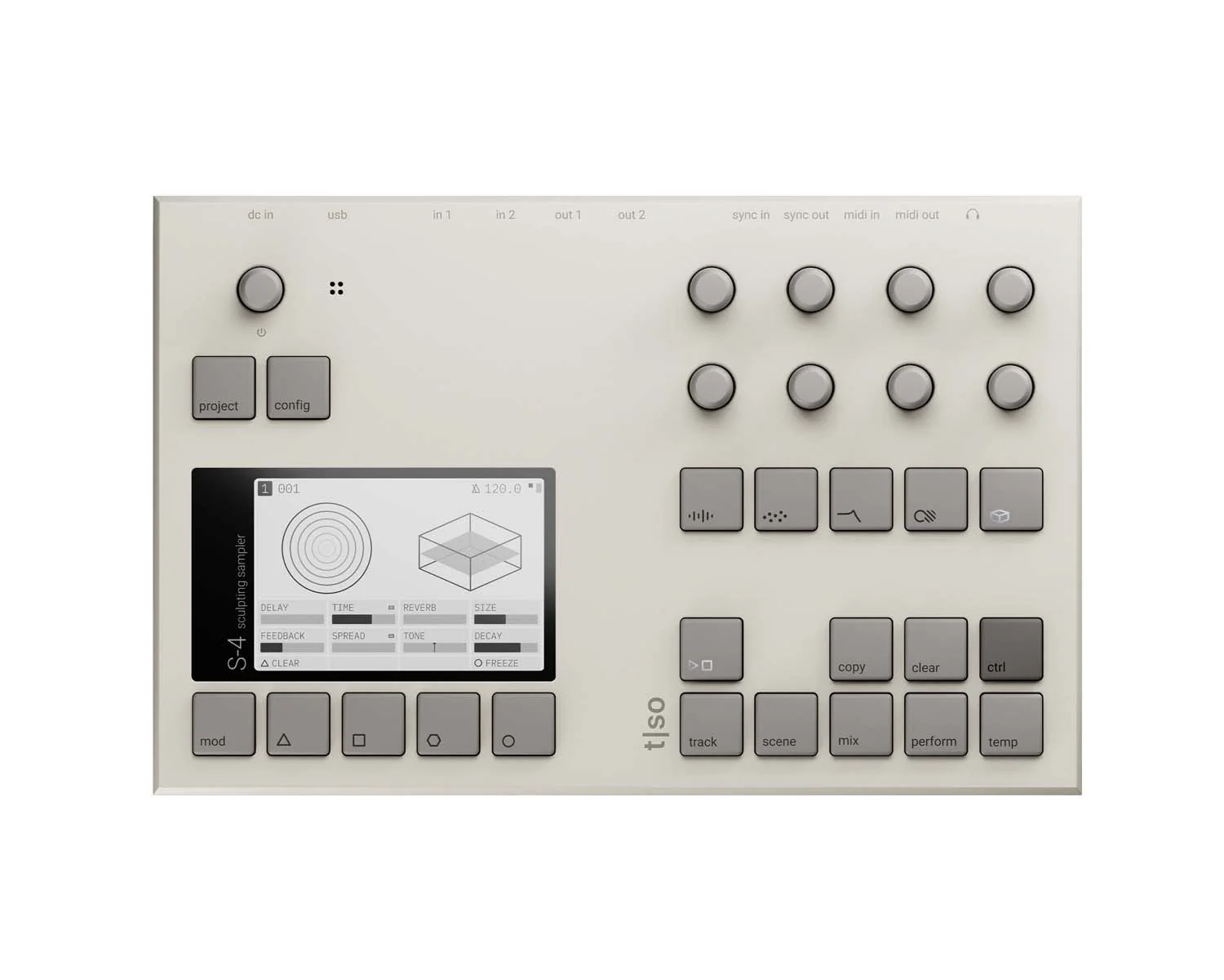 Limited Edition Torso Electronics S4 Sculpting Sampler - White