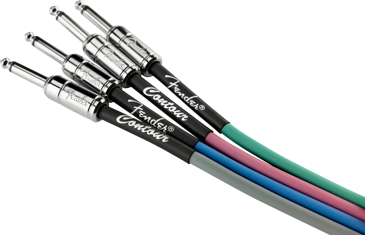 Fender Contour 15' Cable - Sherwood Green - Image 5