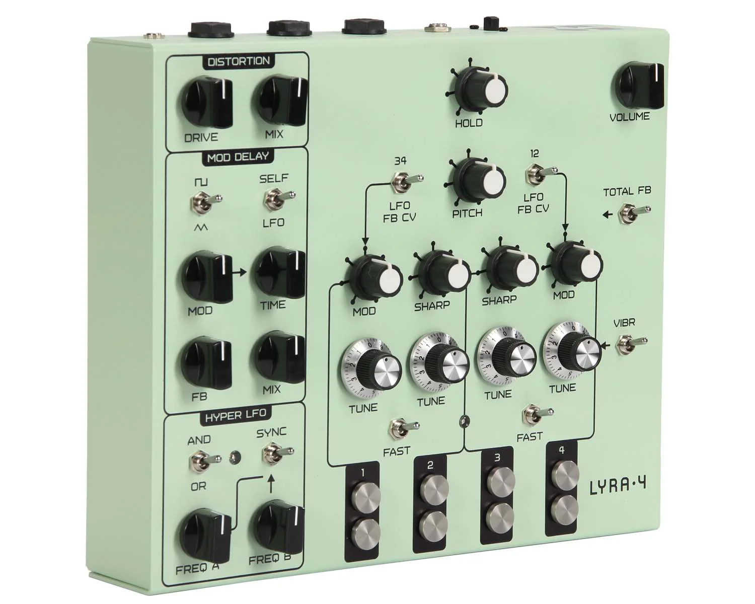Soma Laboratory Lyra-4 Organismic Synthesizer - Light Green Atom Heart Mother - Image 2
