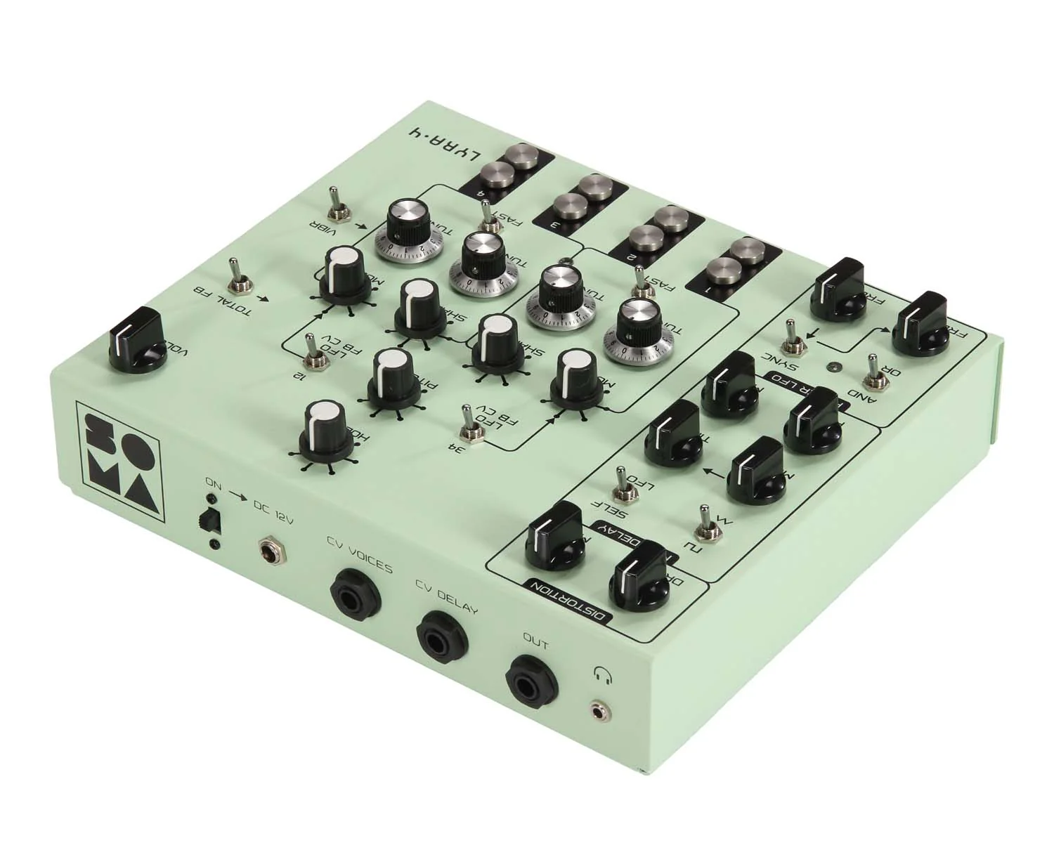 Soma Laboratory Lyra-4 Organismic Synthesizer - Light Green Atom Heart Mother - Image 3