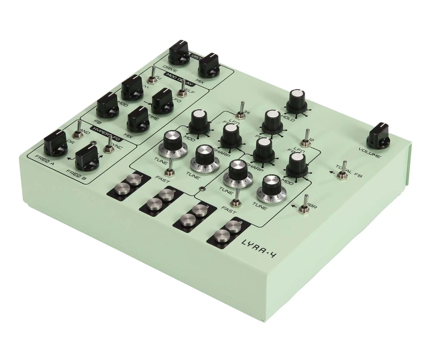 Soma Laboratory Lyra-4 Organismic Synthesizer - Light Green Atom Heart Mother - Image 6