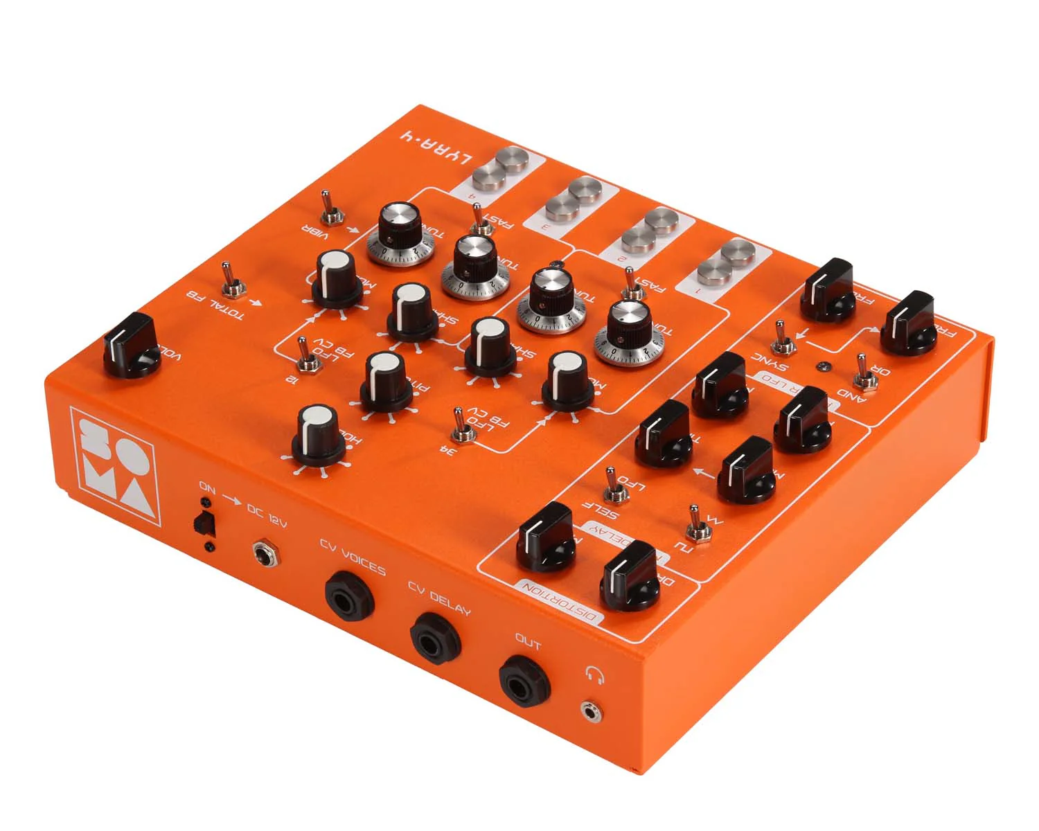 Soma Laboratory Lyra-4 Organismic Synthesizer - Orange - Image 4