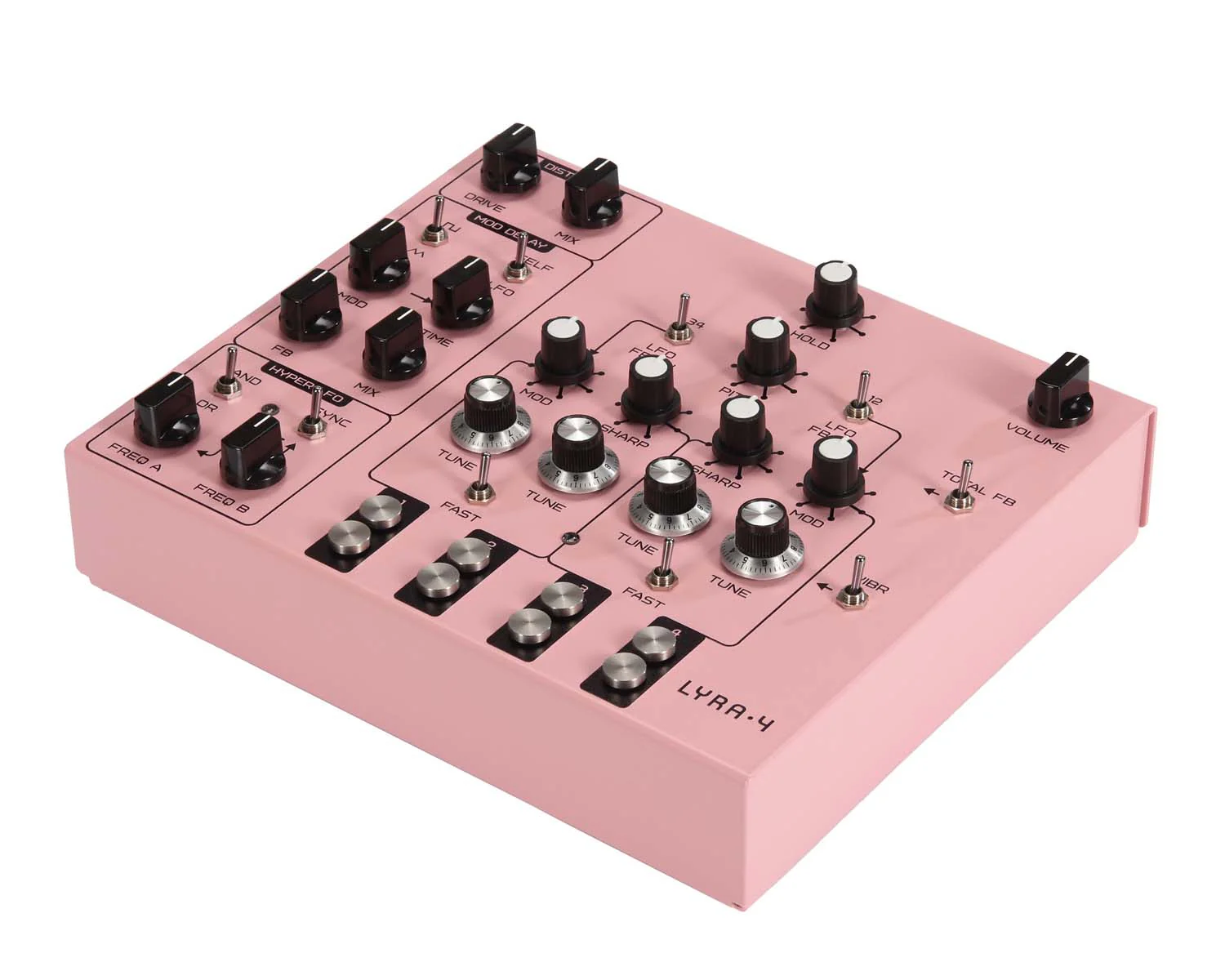 Soma Laboratory Lyra-4 Organismic Synthesizer - Calm Baker Pink - Image 4