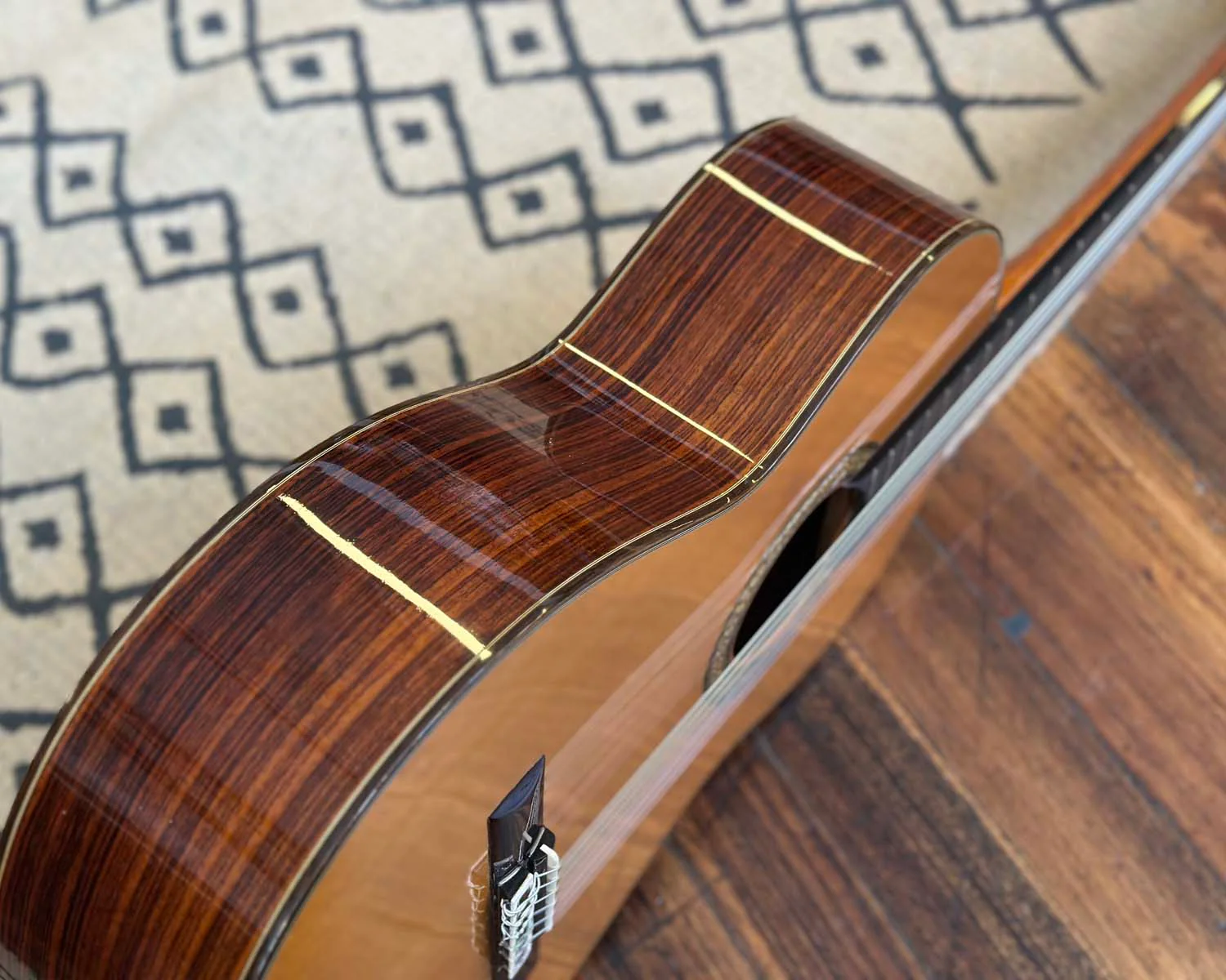 Late '70s Ryoji Matsuoka M40 Classical Guitar w/Hard Shell Case - Image 10