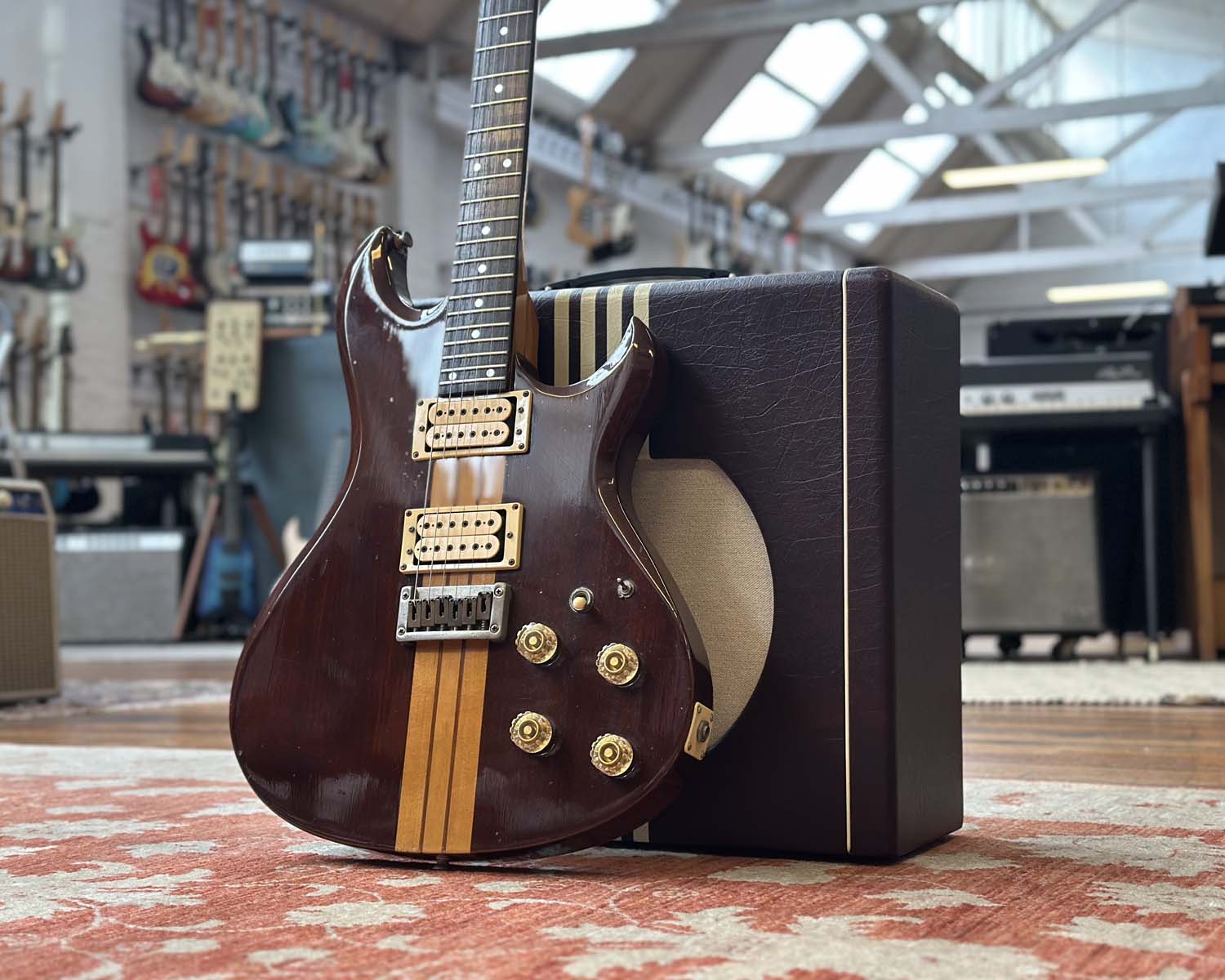 1980s Shiro TS-400 Matsumoku Solid Body Electric Guitar - Image 7