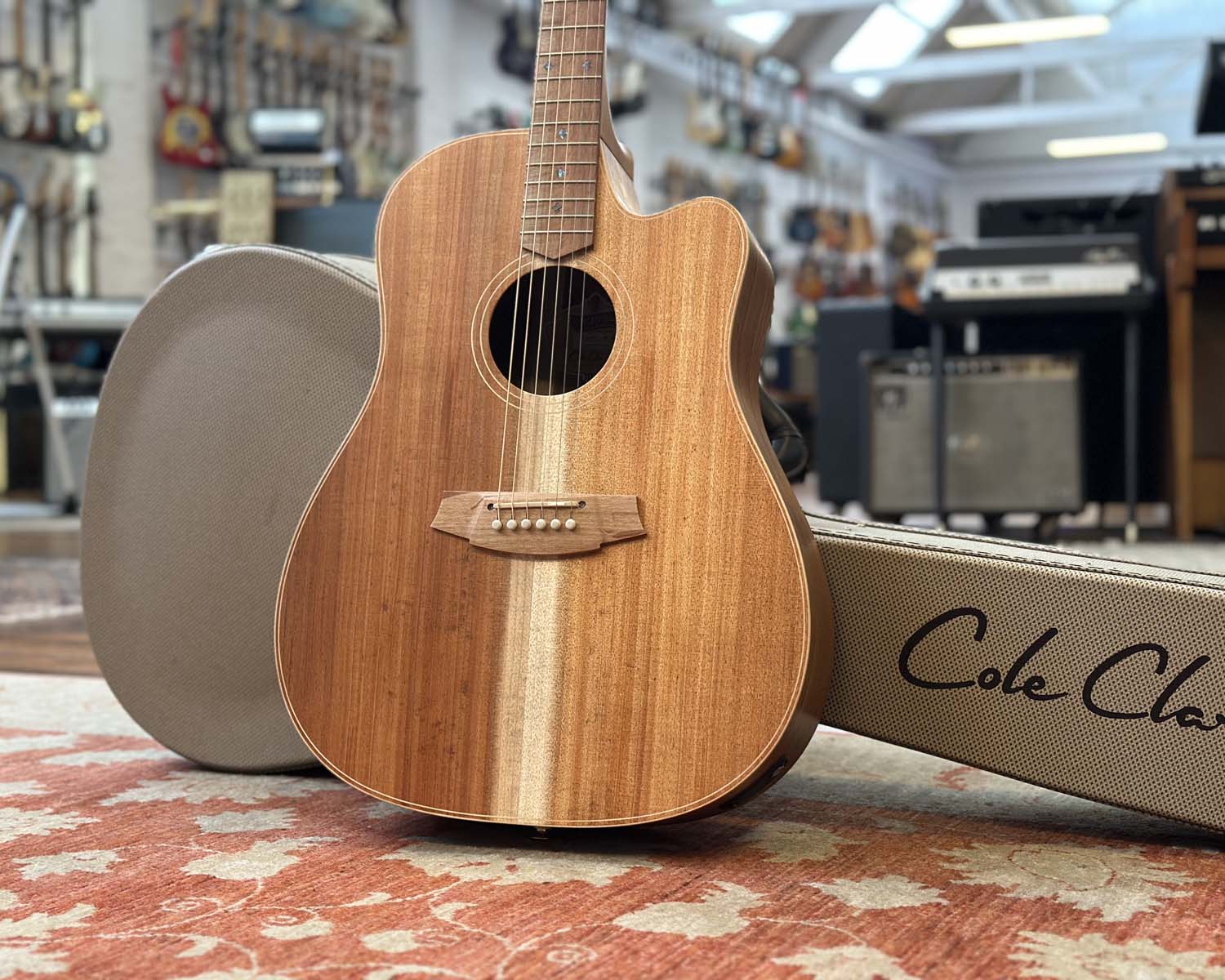 Cole Clark FL2EC-BLBL Acoustic Guitar - Image 10