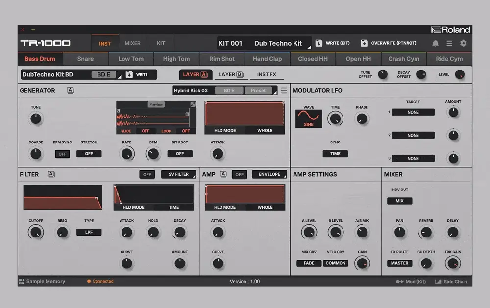 Roland TR-1000 Rhythm Creator Analogue Drum Machine - Image 6