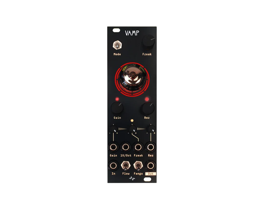 Apollo View Vamp 8HP Multi-Mode LP/BP/HP Sallen-Key Filter with Tube Saturation & Distortion