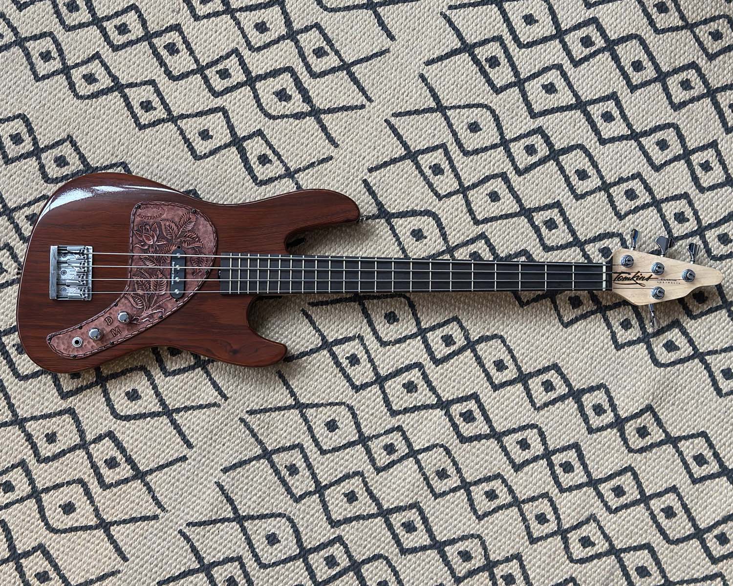 Tomkins Dusty Mann Signature 'The Dustyman' Custom 3/4 Bass - Made in Australia - Image 3