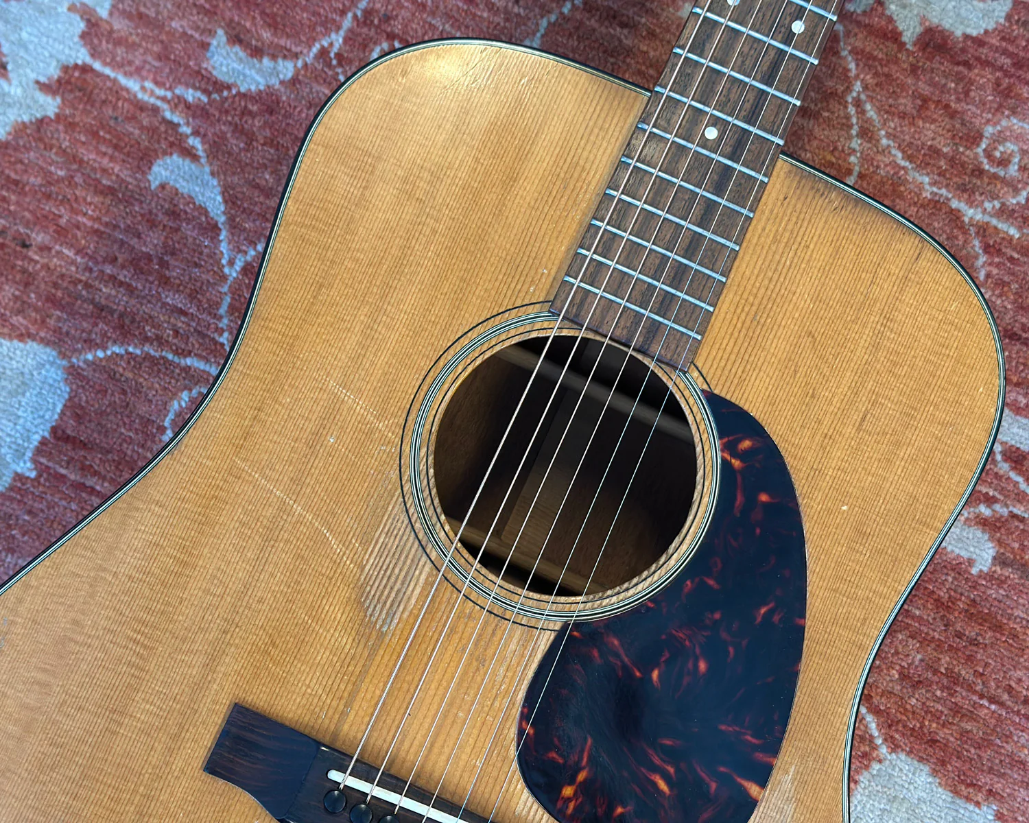 Vintage 1965 Martin D-18 Dreadnought Acoustic Guitar - Image 12