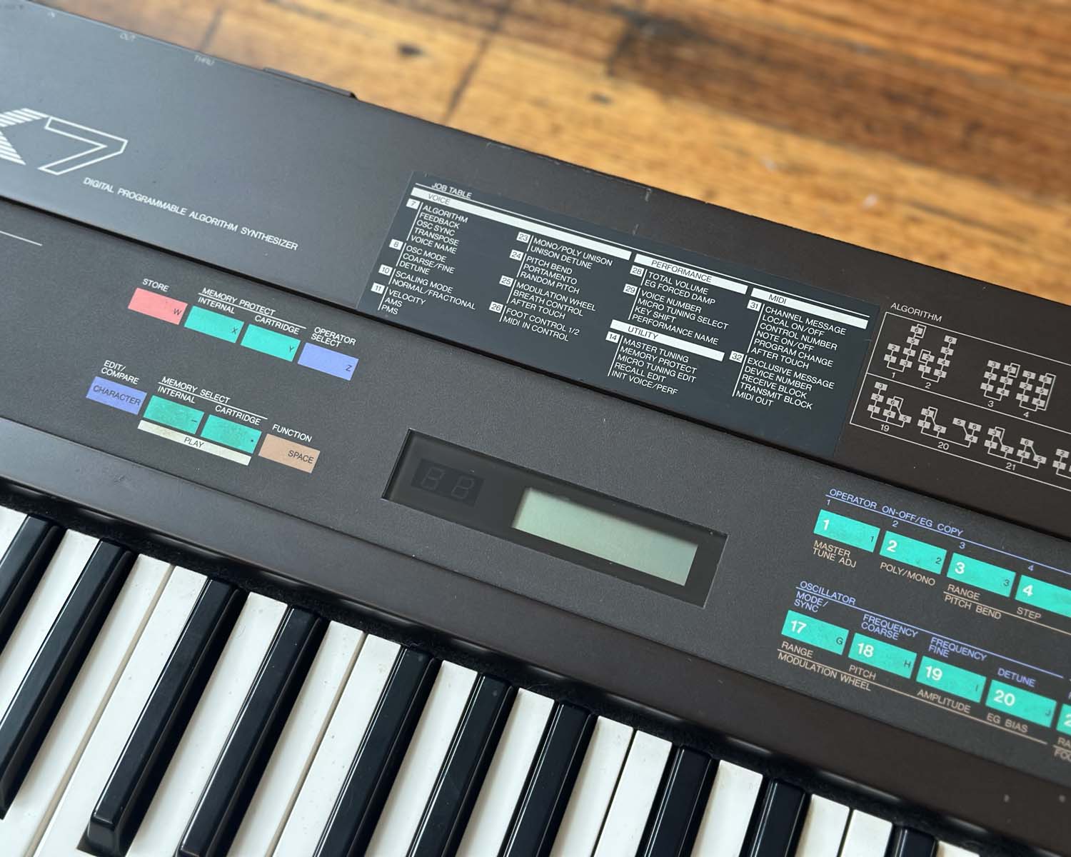 YAMAHA DX7 Digital Programmable Algorithm Synthesiser - Image 9